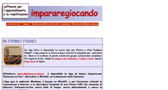 Desktop Screenshot of impararegiocando.it
